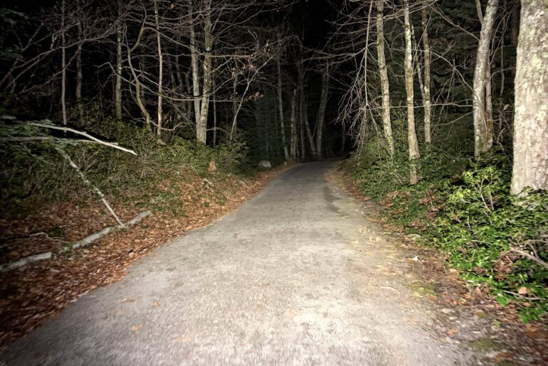 D18 Beamshot. Other hiker Now thats a proper flashlight