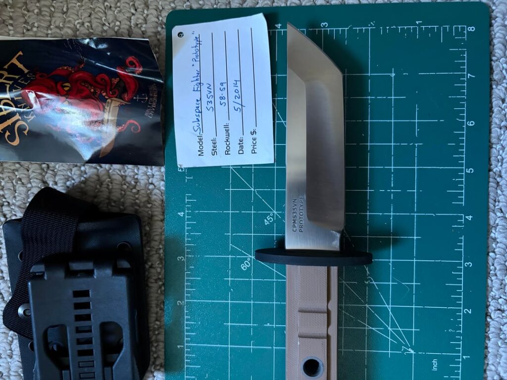 Father-in-law has some interesting stuff. One of my favorites from his collection. Sibert Knives 2014