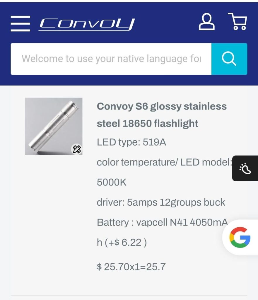 Just ordered my first convoy!..do you guys think this setup is decent? I will probably buy more in the future with different configurations.