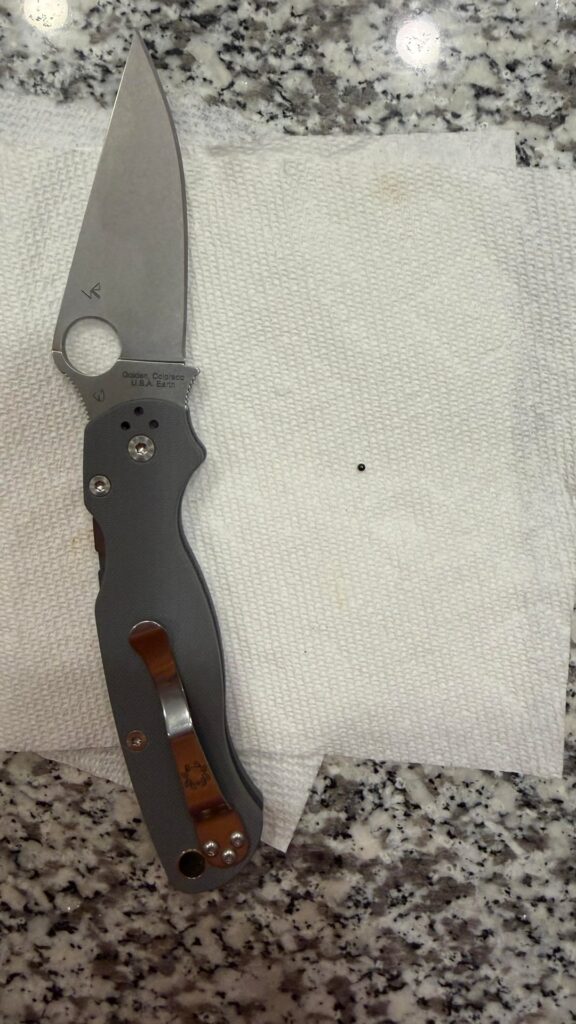 Detent Ball fell out of a brand new PM2