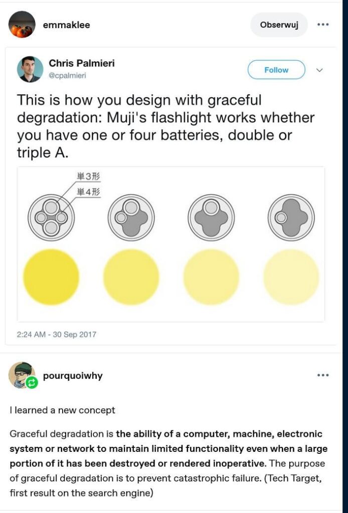 Graceful degradation - never heard of this before.. Are there any other flashlights that can do this ?