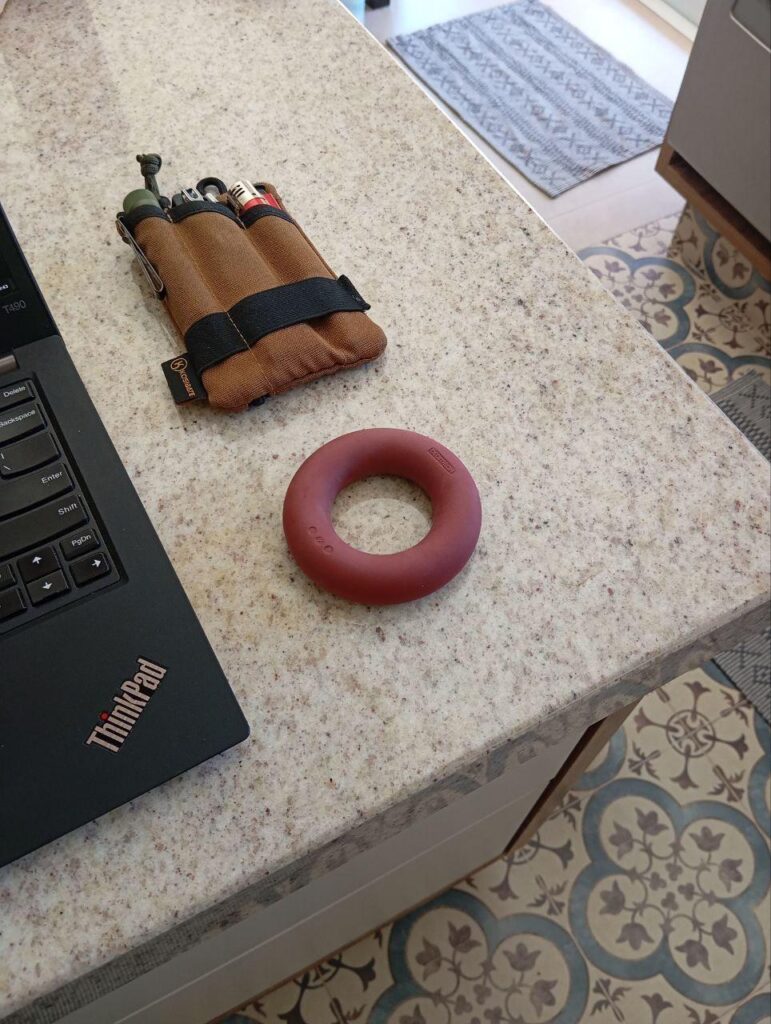 You can fidget and get grip strength at the same time!