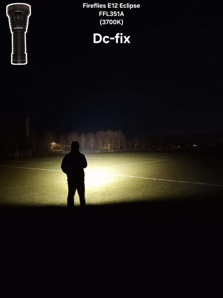 Fireflies E12 Eclipse (FFL351A 3700K) - Stock vs. DC-Fix Beam Performance