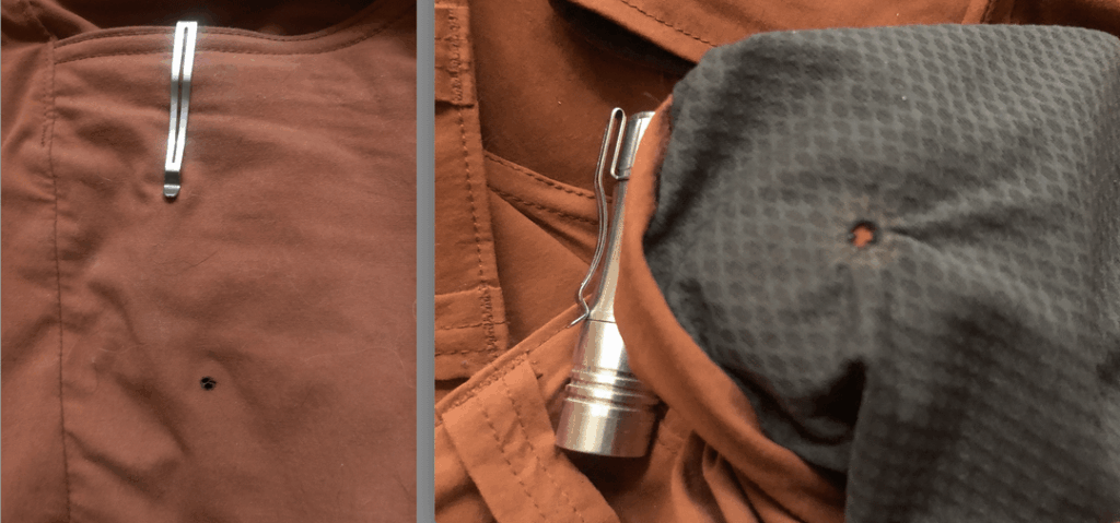 How to prevent pocket burns from a KR1AA.. Use Eneloop ;-)