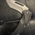 Found this beast flipper I bought long ago and forgot about it. Smooth fast open! Maybe Brous Blades Reloader? It has no markings left. Hmmm