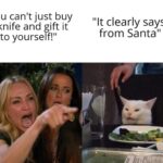 I mean it says from santa