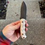 Today’s Blade: Half Face Blades Disaster Cub /// Elk Antler /// Patriot Pins 🦌 🇺🇸 #NKD