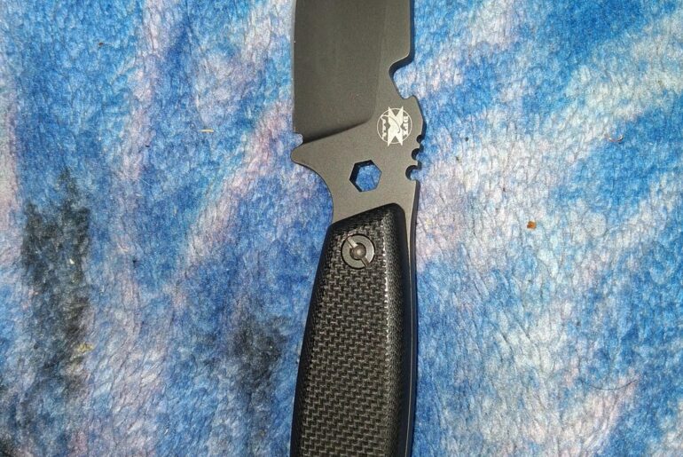 Is this a fake? It says: Made in Italy by lionSTEEL, on the box, but.. the steel type isn't below the blade. Help, pls?