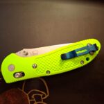 Just got a Griptilian. It came with the silver clip but I'm going with the blue (for now)