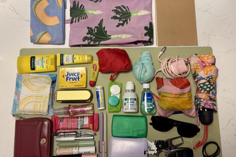 Contents of my daily tote bag (29F)