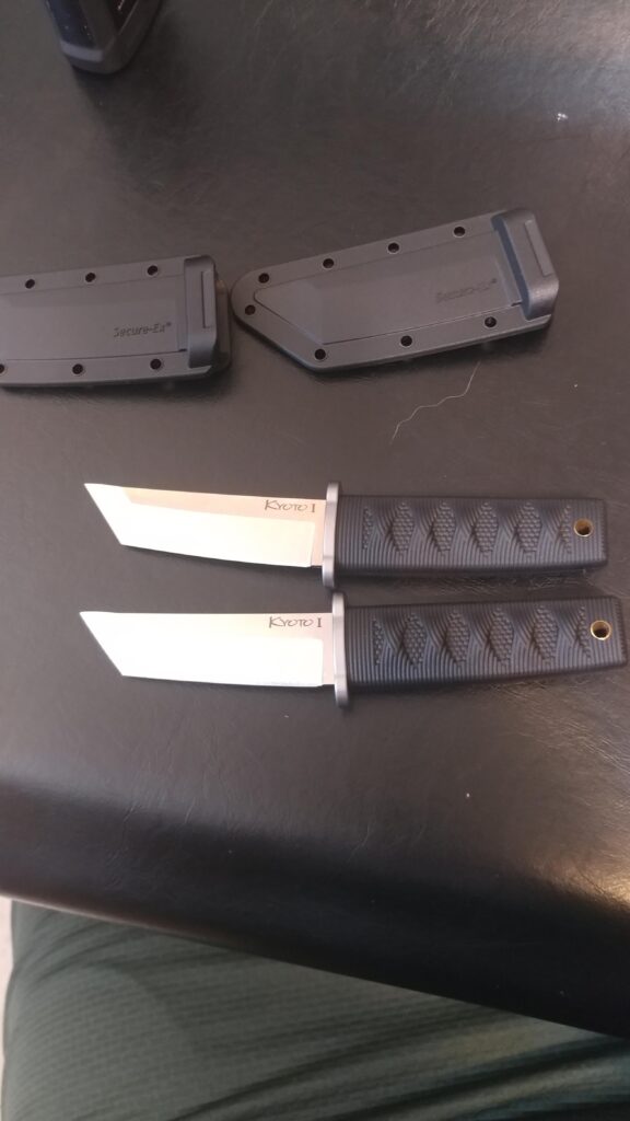 Update: Cold Steel replaced my apparently fake Kyoto with... another fake? Now I'm not sure either are fake
