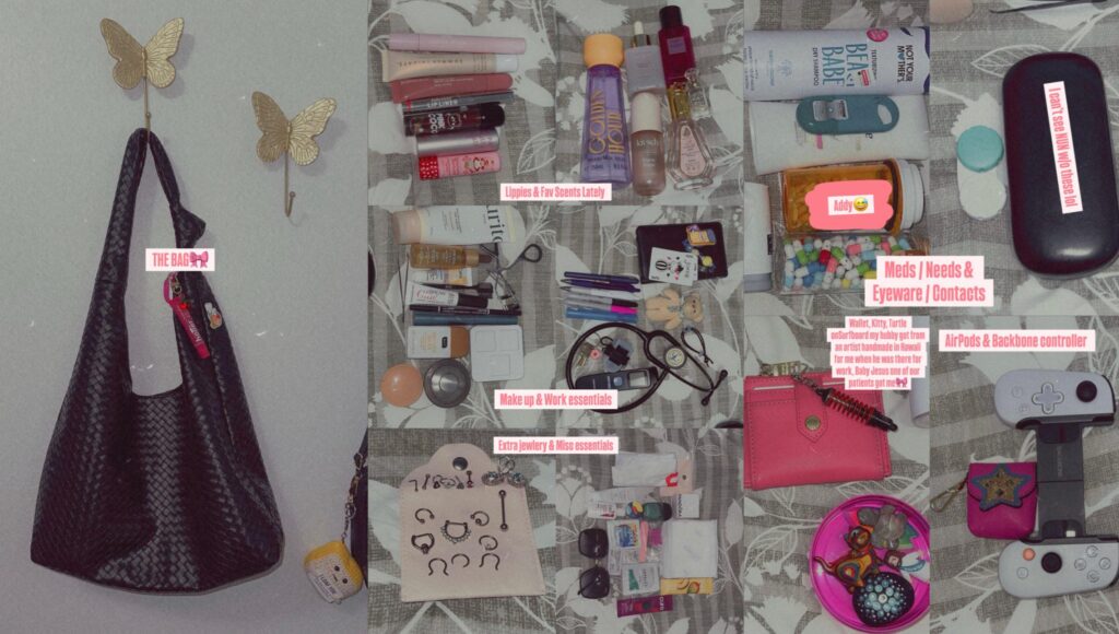 What do my bag and personal items say about me? What energy or vibe do I give off based on them?