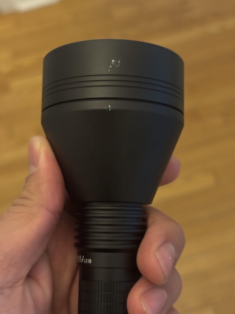 When you drop your brand new light.