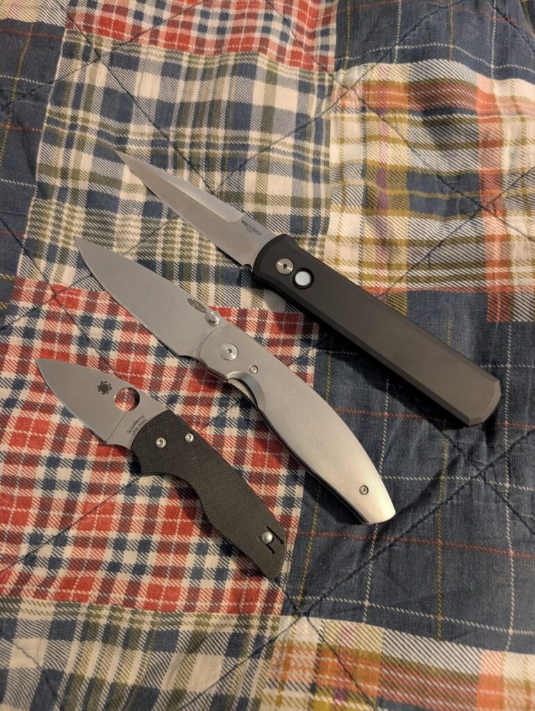 Three new USA made knives
