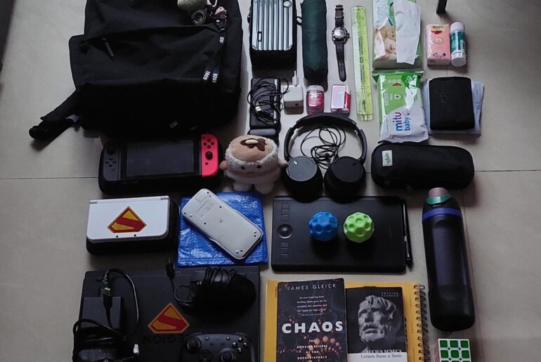 A Psychology Student's Bag