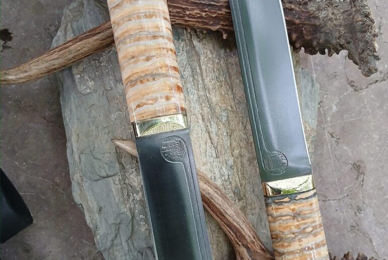 Mammoth tooth handle