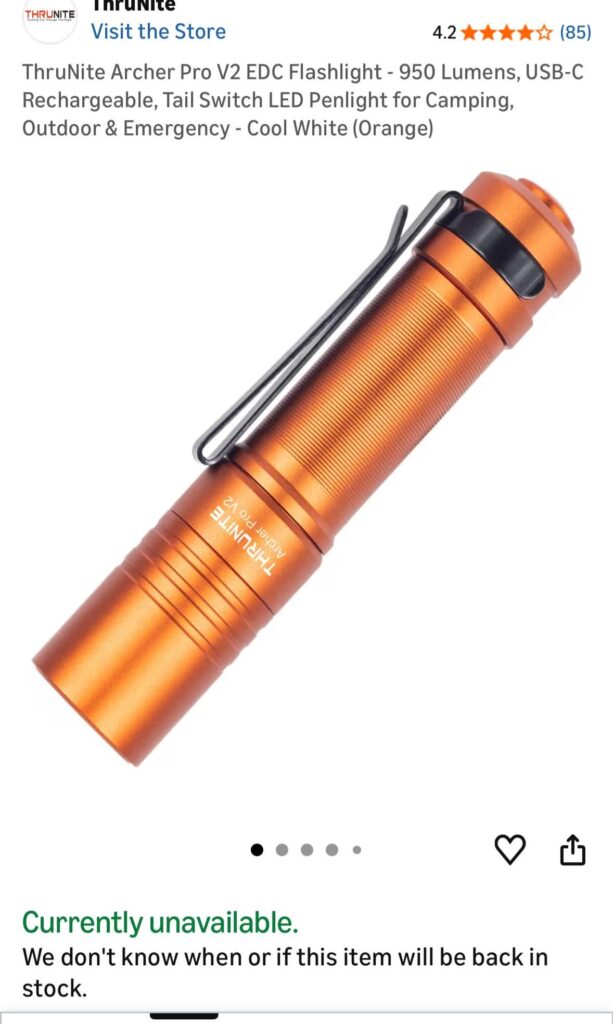 What happened to the thrunite archer pro v2?!