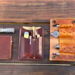 Leather/Titanium/Brass Fixation