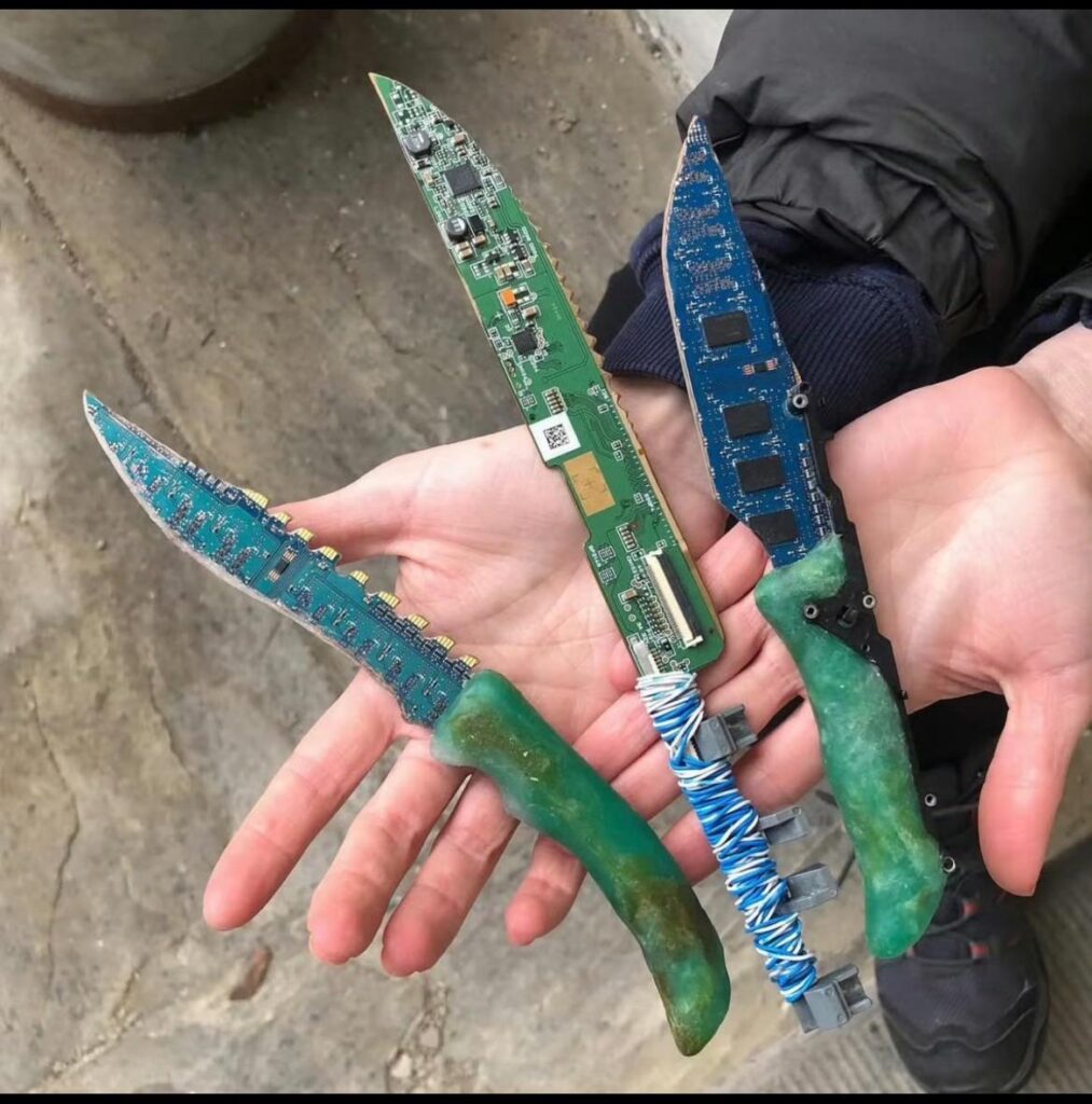 What do you think of my new knife?