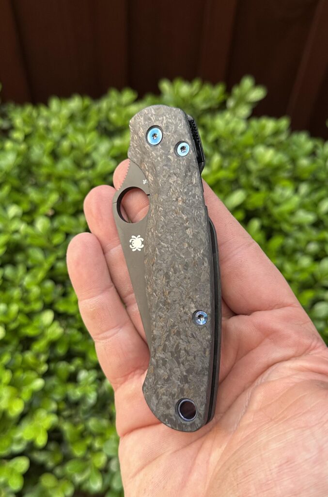 Blade wax vs oil on a DLC blade.