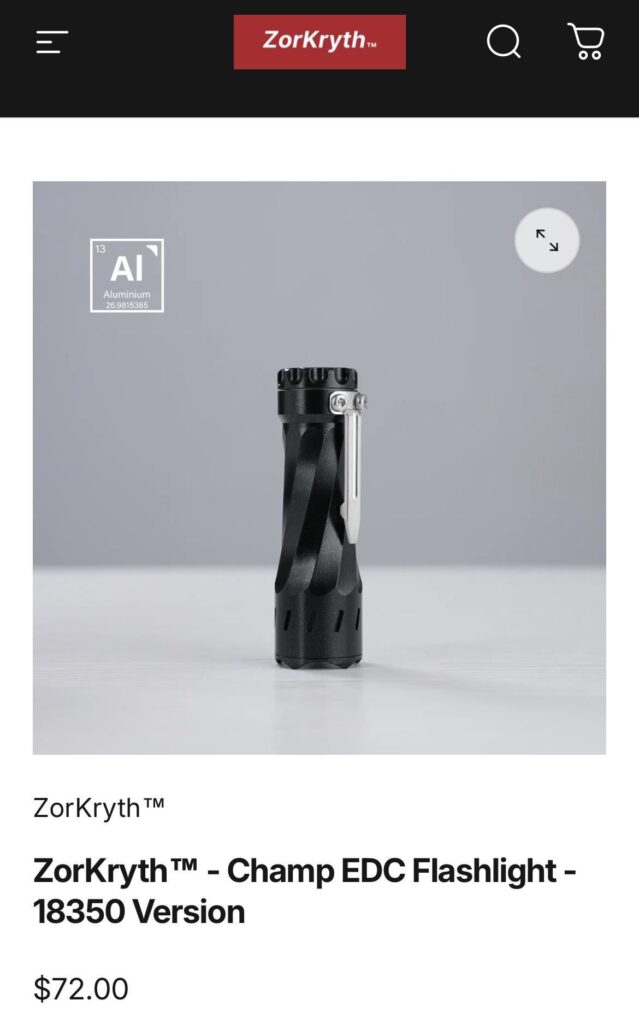 Anyone have any experience with this flashlight as it looks cool. JW