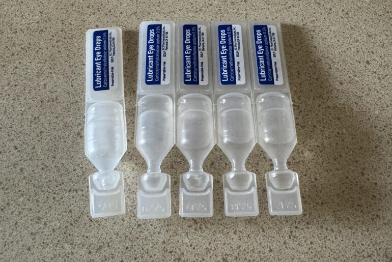 Case/wallet for eye drops?