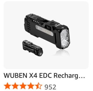 Favorite colorful/party/scifi RGB type flashlight? Wuben x4? Etc?? Be cool to use it at night for ambiance, effect, etc. Loopdot too small.