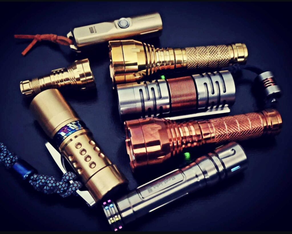Brass, SS, TI, & CU lights