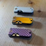 My Wesn Microblades (anodized) and my EDC (anodized)