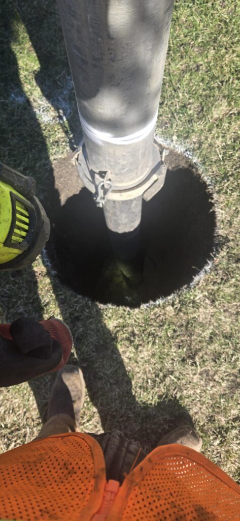 Decent Flood Light for 10 foot deep holes?