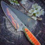 MANIC - N690 - post heat treatment colors - OD green kydex