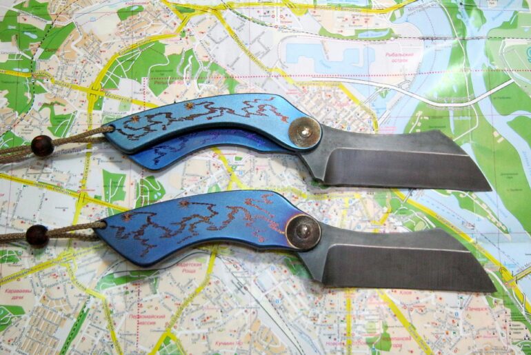 Friction knife, hand made by me.