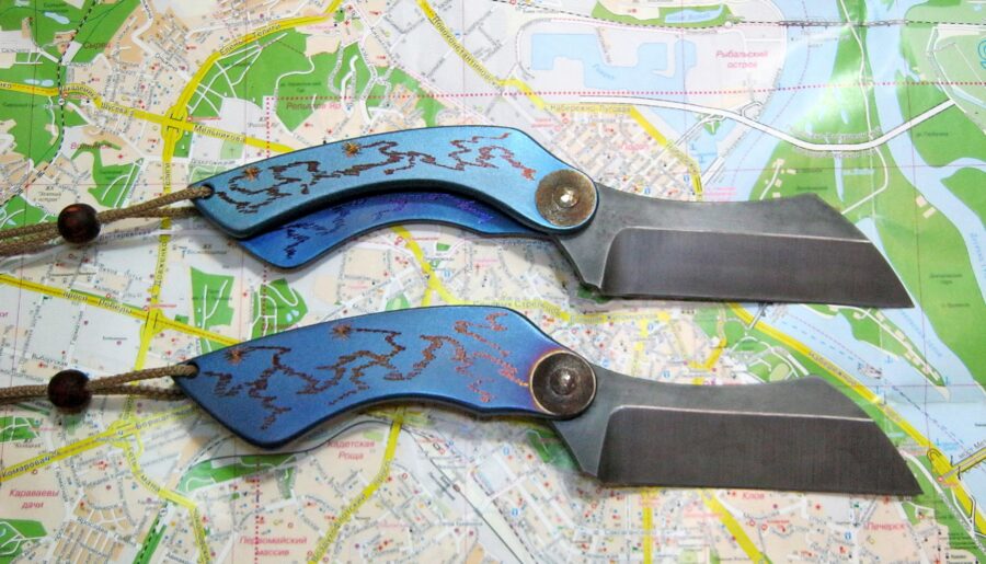 Friction knife, hand made by me.