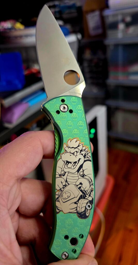 NKD! Way of Knife custom Spyderco