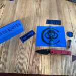 My first Chaves! And my first red knife as well.