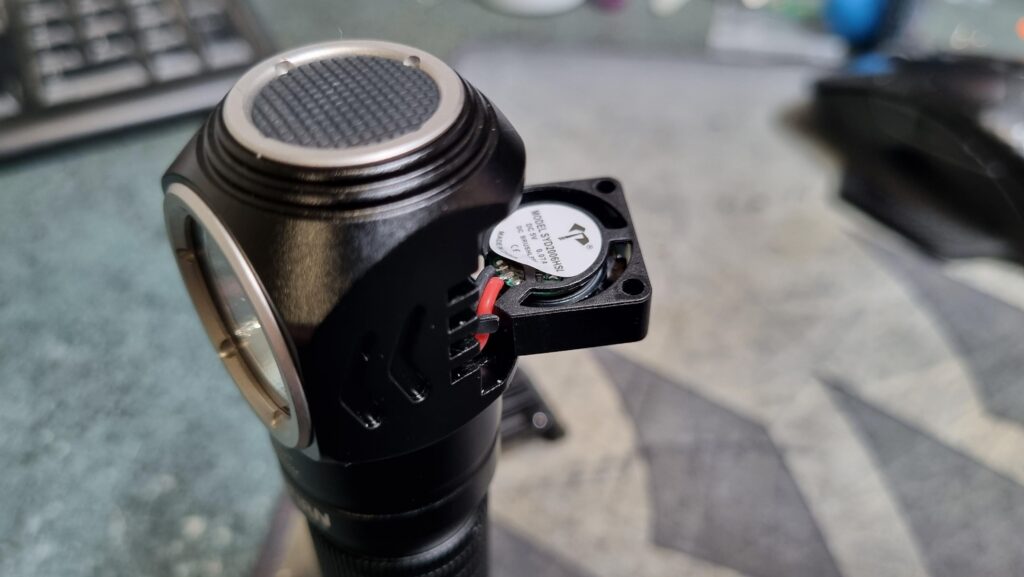 Sofirn HS45 fan isn't waterproof