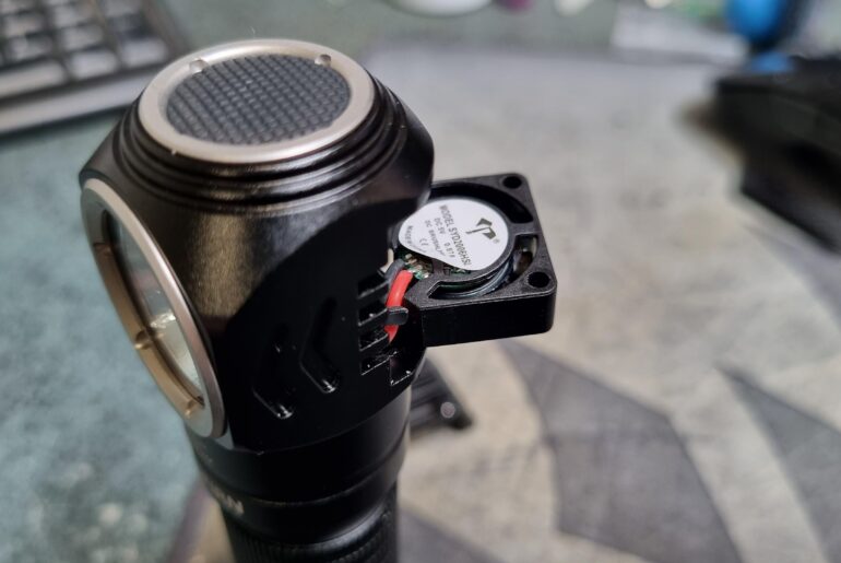 Sofirn HS45 fan isn't waterproof