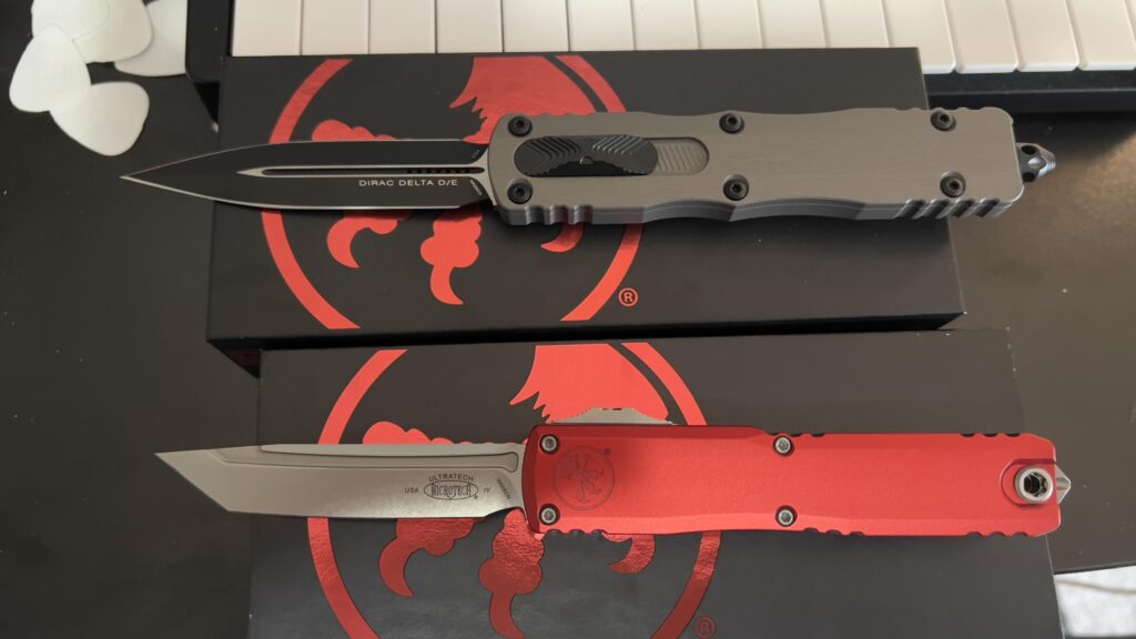 My first MicroTech knives.