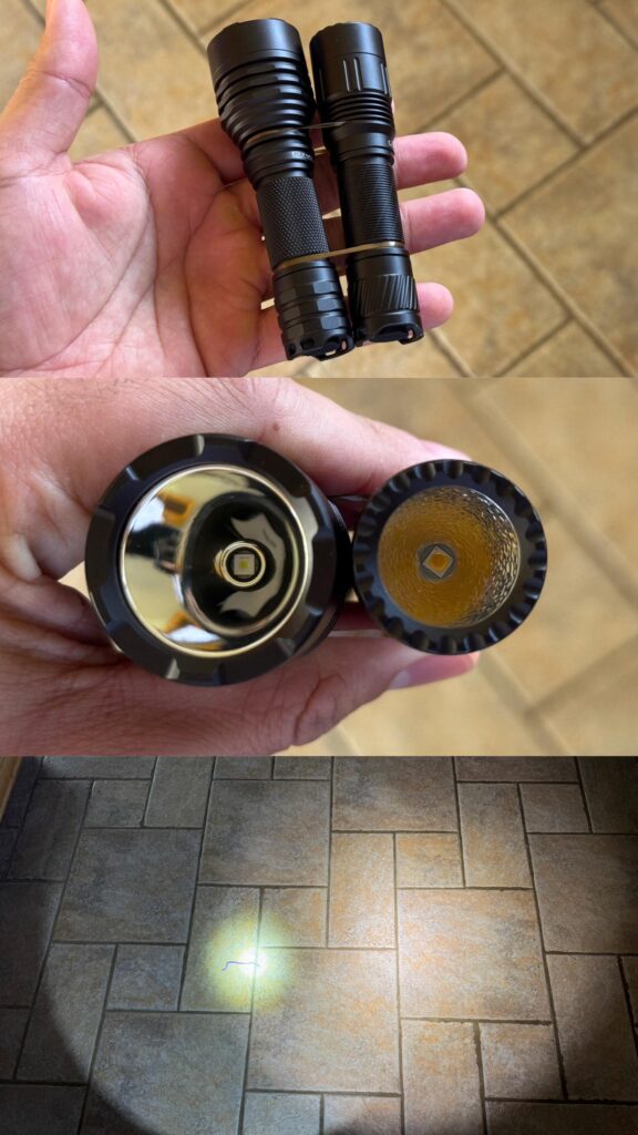 Convoy T series plus some rubber bands = The poor man’s Terminator M duel Chenel flesh leight 😂