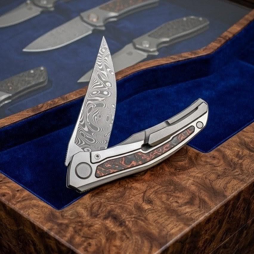 Shirogorov Quantum ZDI-E MRBS CarboTI Blade Show knife