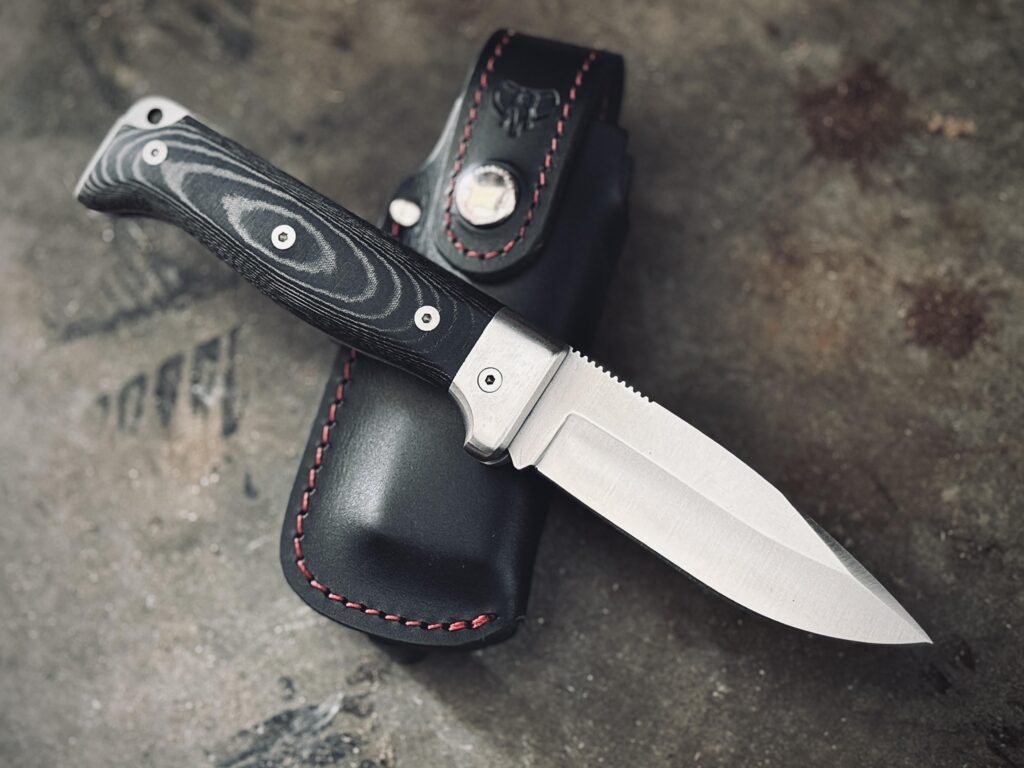 NKD budget impulse buy: Cudeman MT4 folder. Made in Spain, 3.75” hollow grind n690/micarta with back lock.