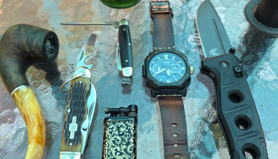 Friday afternoon grilling steaks carry