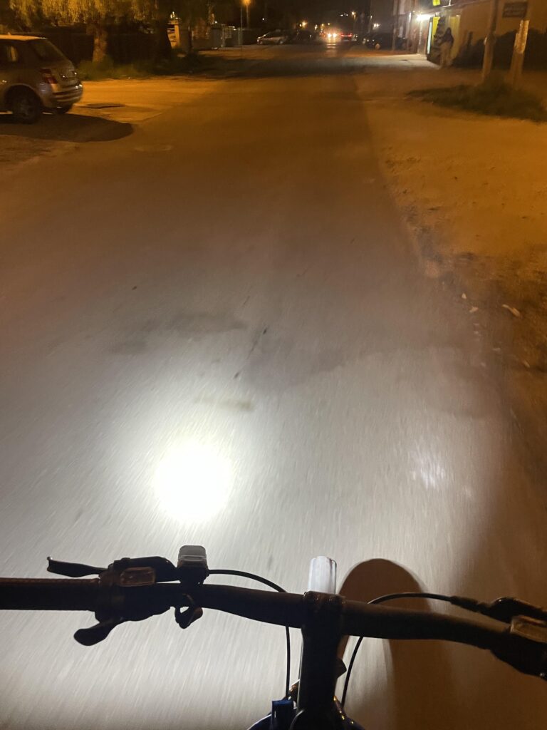 EDC 23 as a bike lamp