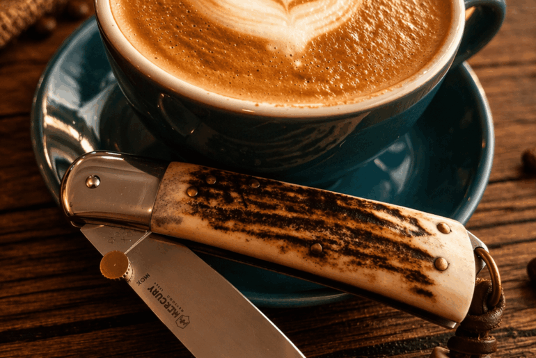 Mercury Hunting Lockback stag Knife