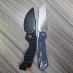 Do you think Civivi Buster FG is self-conscious about his tiny thumb studs? Especially when he's in the same room as big baller Doubletap?