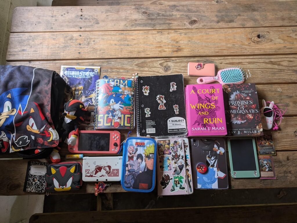 What is in my bag and guesses about me