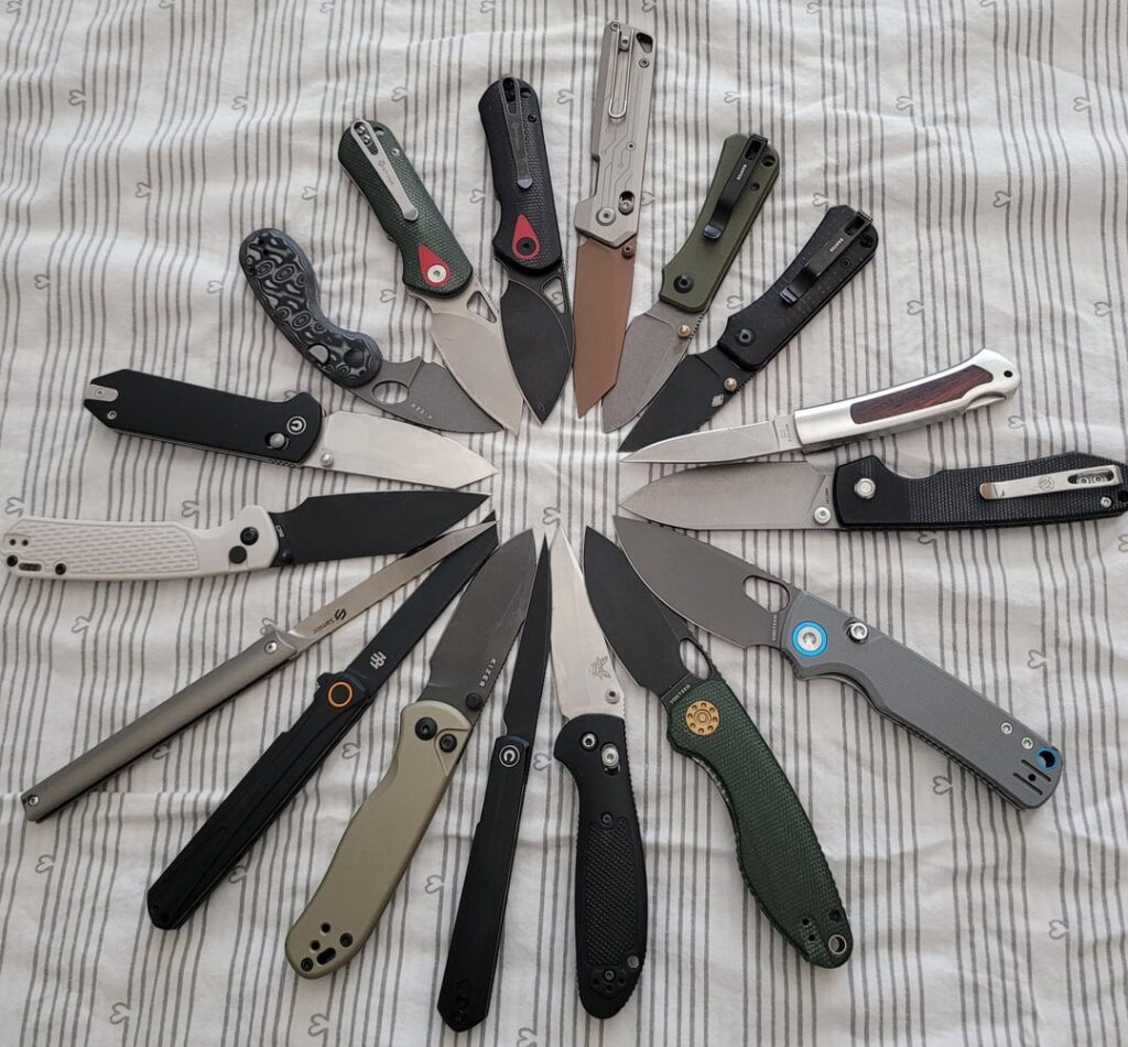 Having added 3 new blades this past month, I thought it was time for a family photo