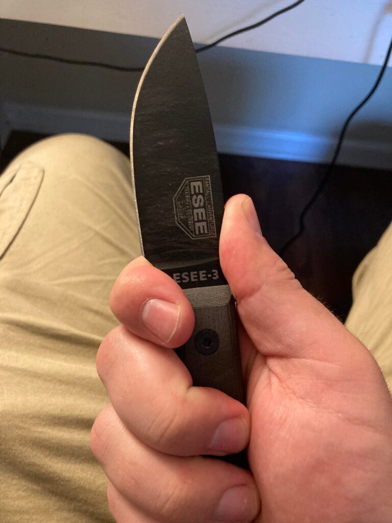 Risky Choil? Big hands w/ ESEE 3
