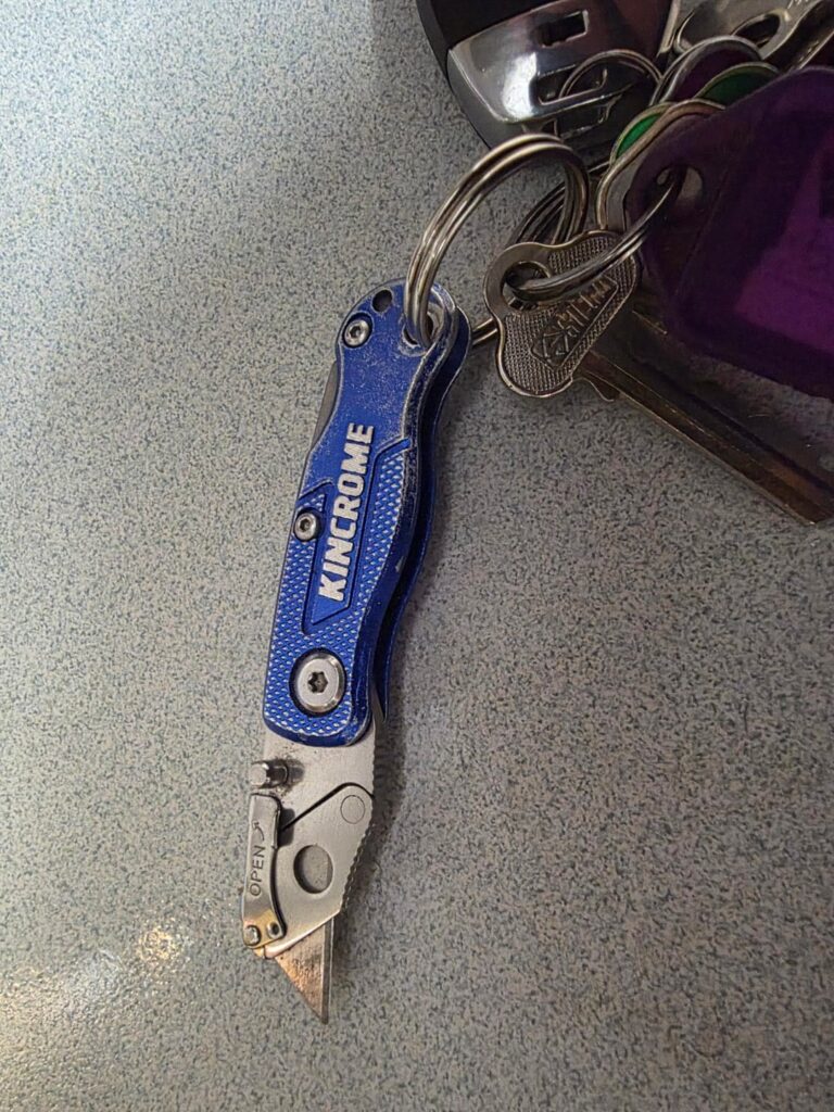 I lost my leatherman. First real knife.