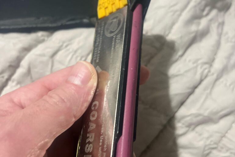 Replaced the ceramic rod with ruby stone but it’s like an inch too short 😡btw…anyone figure out a way to modify these 20° angles to say….17°?